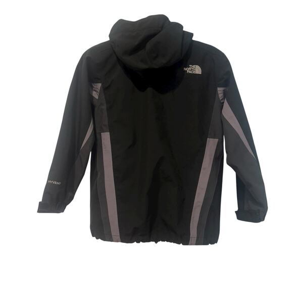 The North Face Boys' HyVent Windbreaker Jacket Long Sleeve Black Size M /10-12 - Picture 4 of 9